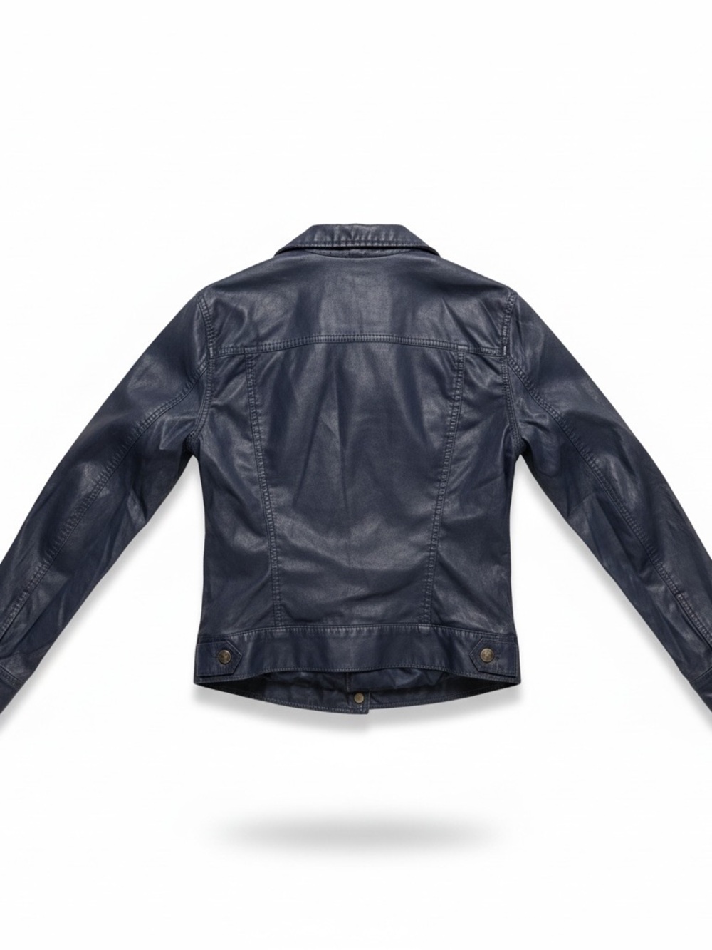 Ralph Lauren Navy Zip-Front Utility Jacket - Picture 4 of 5